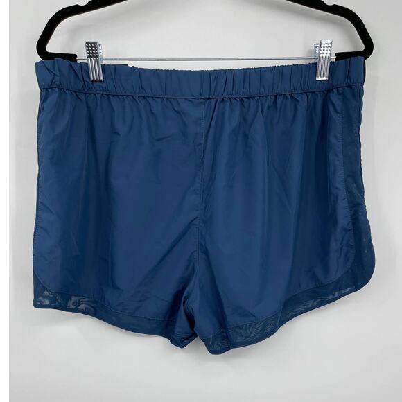 Tahari Sport Dark Blue Running Shorts Athletic Elastic Waist Womens XL NEW - Picture 1 of 9